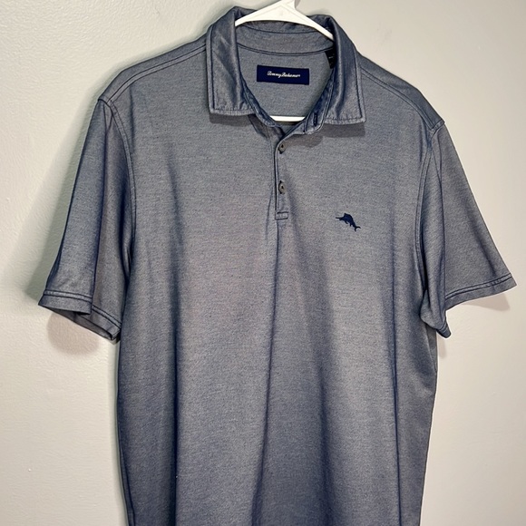 Tommy Bahama Other - Tommy Bahama Mens Heathered Blue Polo Shirt